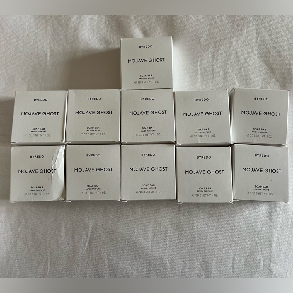Lot of 11 Byredo MOJAVE GHOST Bar Soap bars 1 oz each New